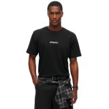 SUPERDRY D2 SDCD MICRO LOGO GRAPHIC LOOSE TEE M1012028A-02A Black Image 