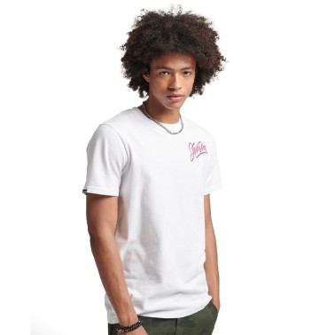 SUPERDRY D2 OVIN VINTAGE PHOTOGRAPHIC TEE M1011628A-01C White