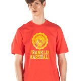 FRANKLIN MARSHALL PIECE DYED 20/1 JERSEY JM3014.000.1000P01-322 Coral