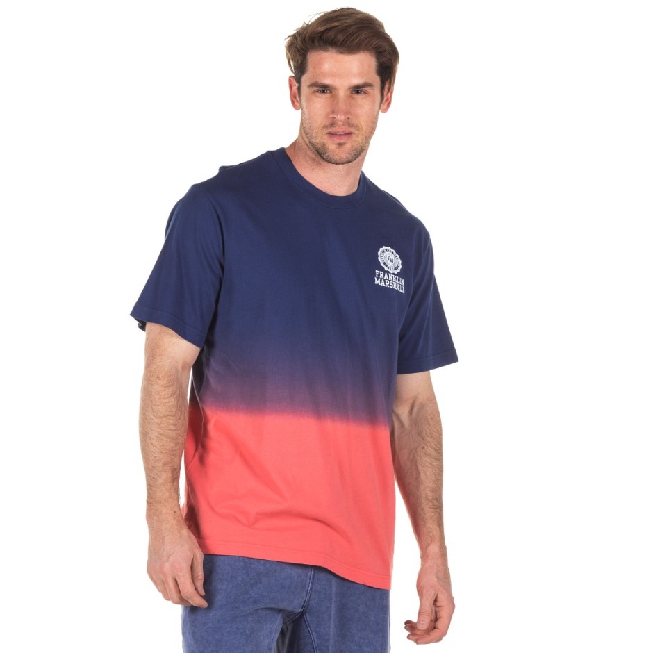 FRANKLIN MARSHALL GARMENT DYED JERSEY JM3140.000.1006G61-010 Colorful
