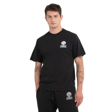 FRANKLIN MARSHALL PIECE DYED 24/1 JERSEY JM3012.000.1009P01-980 Black
