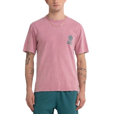 FRANKLIN MARSHALL ACID WASH GMT DYED 28/1 JERSEY JM3016.000.1013G36-328 Pink
