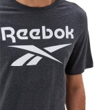 Reebok Classics RI BIG STACKED LOGO TEE 100071827 Coal Image 1