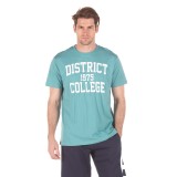 DISTRICT75 HERITAGE MEN'S TEE 119MSS-400-0C6 Turquoise Image 