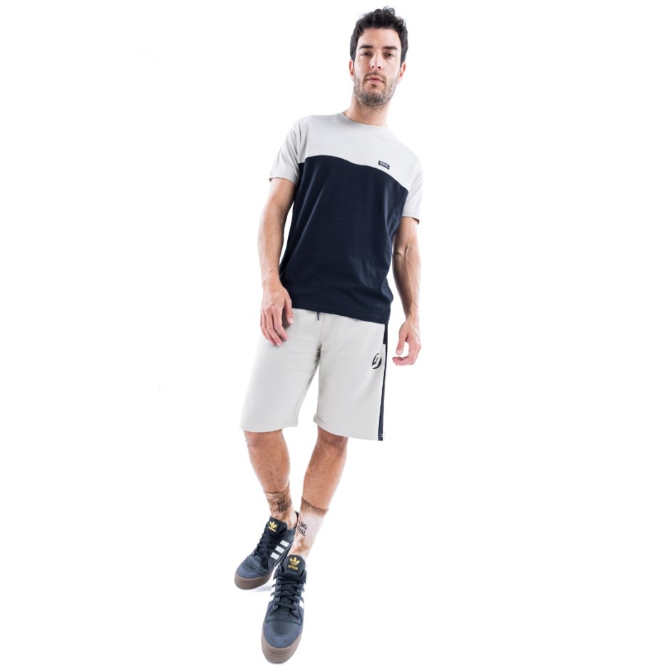 Ανδρική Κοντομάνικη Μπλούζα Μαύρη - District75 