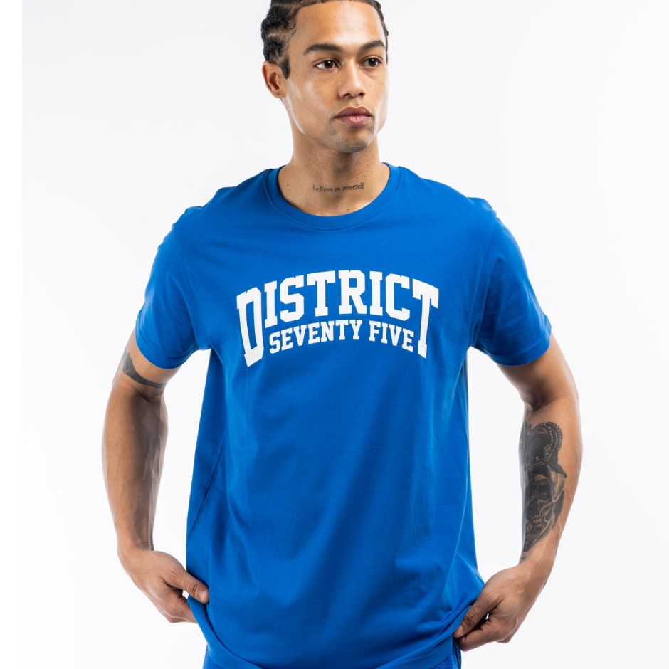 Men's T-Shirt Royal Blue - District75 