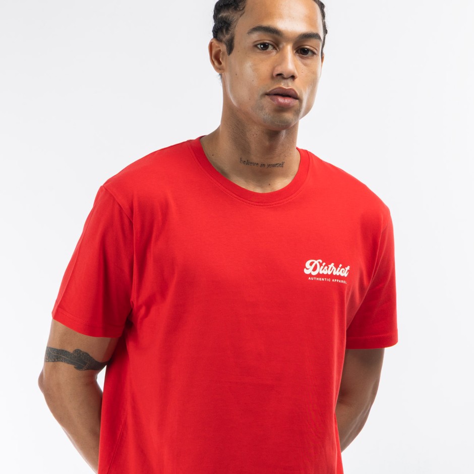 Men's T-Shirt Red - District75 