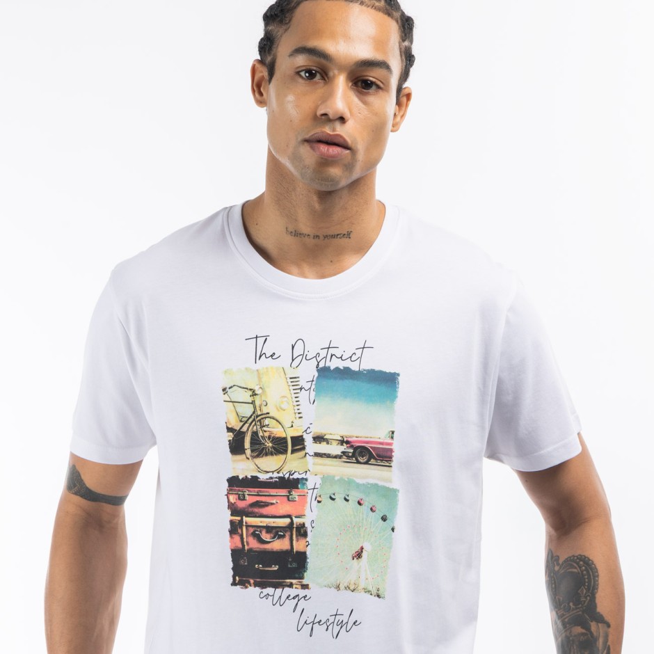 Men's T-Shirt White - District75 