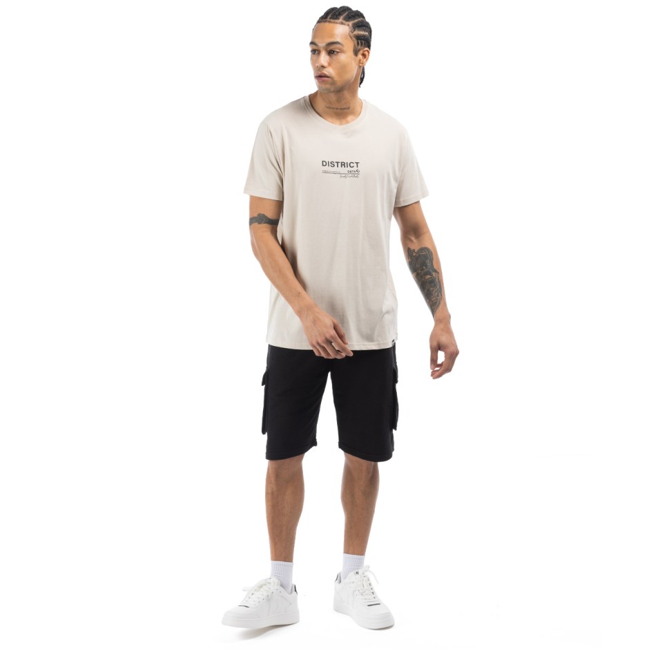 Men's T-Shirt Beige - District75 
