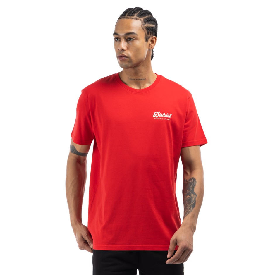 Men's T-Shirt Red - District75 
