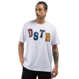 Ανδρική Κοντομάνικη Μπλούζα Λευκή - District75 Εικόνα 