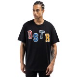 Ανδρική Κοντομάνικη Μπλούζα Μαύρη - District75 Εικόνα 