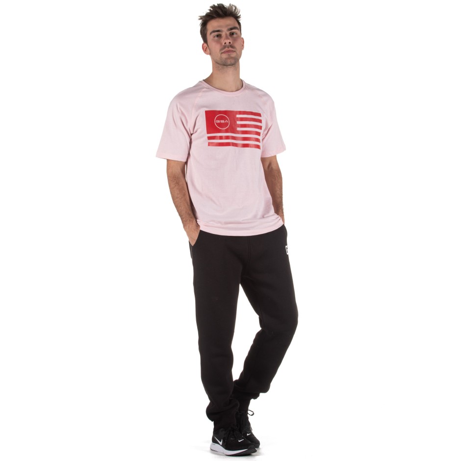 GSA SUPERLOGO T-SHIRTCOLOR EDITION 17-19035-PINK FLAG ΡΟΖ