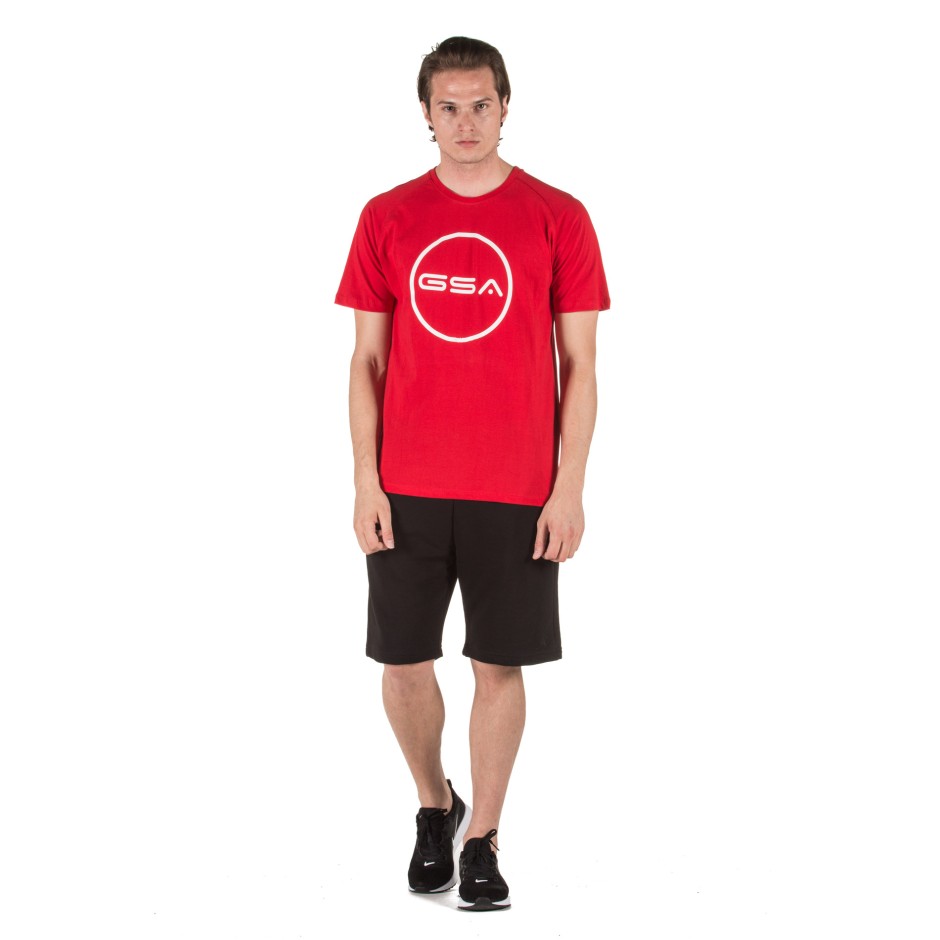 GSA SUPERLOGO T-SHIRTCOLOR EDITION 17-19036-RED CIRCLE Red