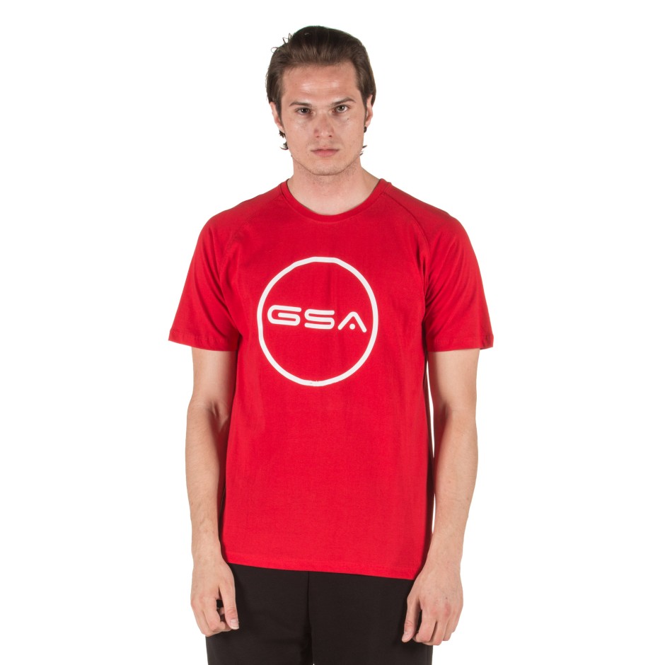 GSA SUPERLOGO T-SHIRTCOLOR EDITION 17-19036-RED CIRCLE Red