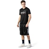 GSA ORGANICPLUS SPACE TEE 17-19209-01 JET BLACK Black