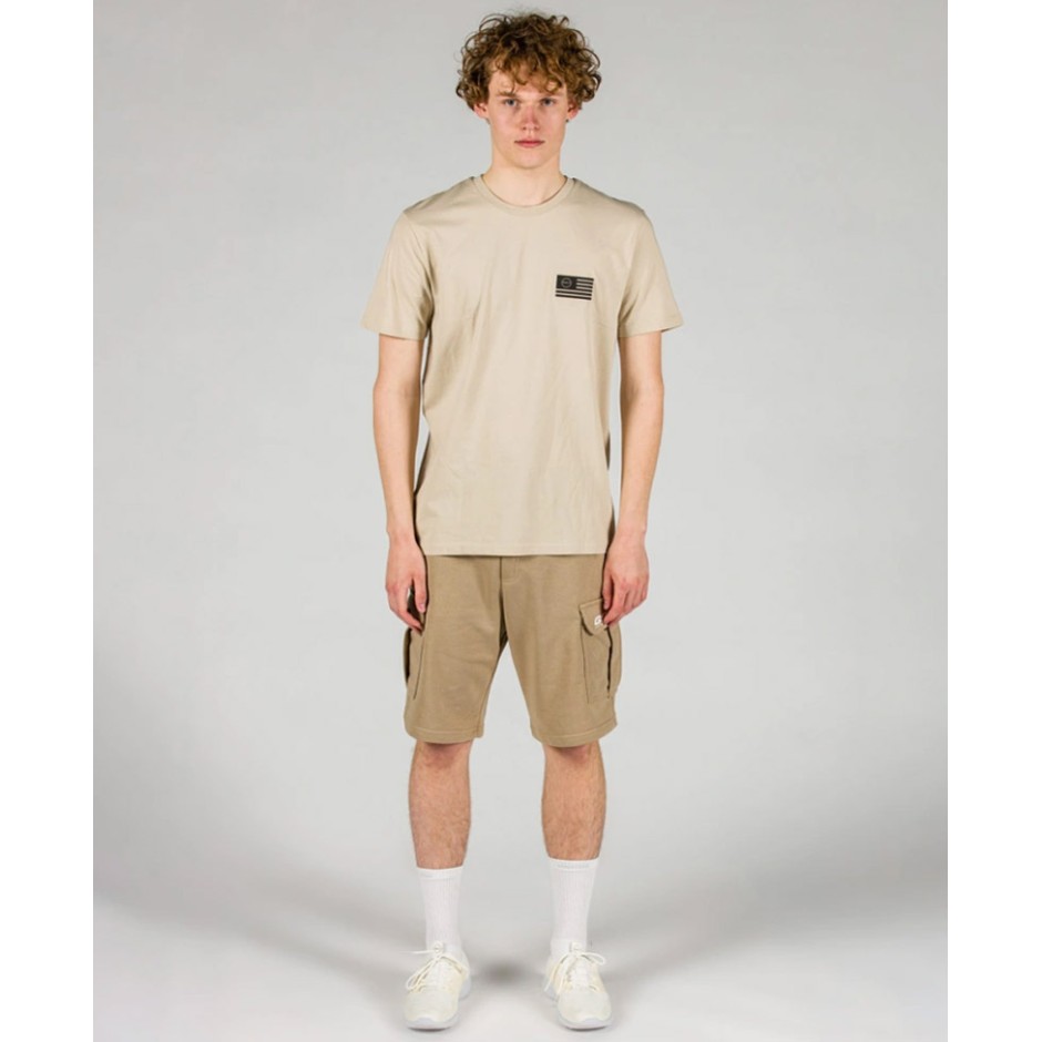 GSA MEN ORGANIC T-SHIRT PRINTED 17-17136-BEIGE Beige