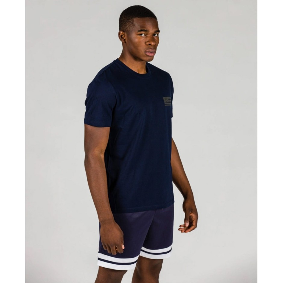 GSA MEN ORGANIC T-SHIRT PRINTED 17-17136-INK Blue