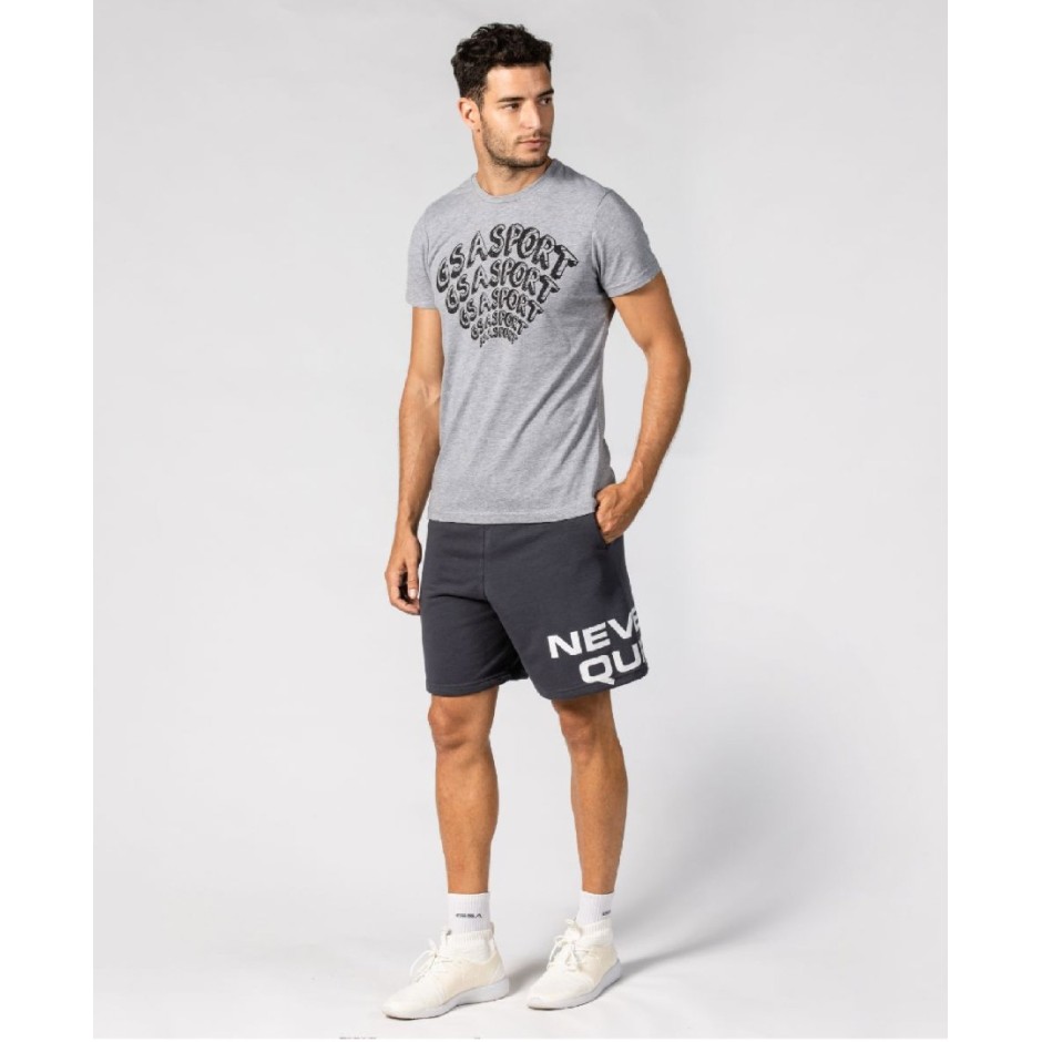 GSA MEN SUPERCOTTON T-SHIRT 1711201019-GRAY MELANGE Grey