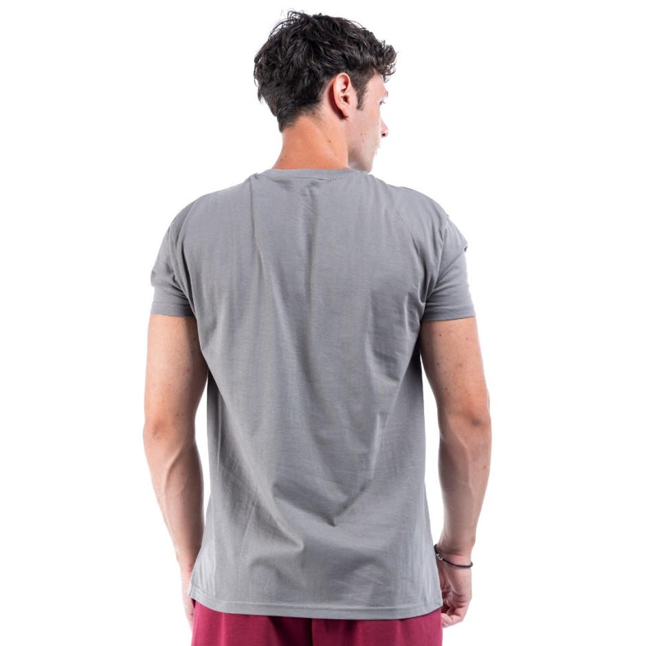 GSA SPORT LOGO T-SHIRT 28-1401-06 CHARCOAL MEL. Ανθρακί