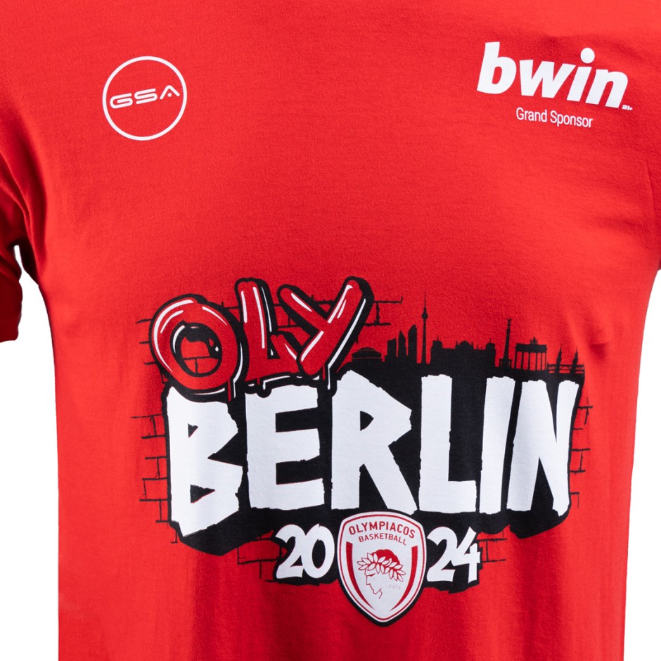 GSA T-SHIRT OLYMPIACOS FINAL 4 2024 1747152-RED Red
