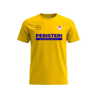 Ανδρική Κοντομάνικη Μπλούζα Κίτρινη - GSA Peristeri B.C. Official