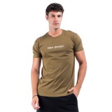 GSA SPORT LOGO T-SHIRT 28-1401-33 KHAKI Κhaki Image 