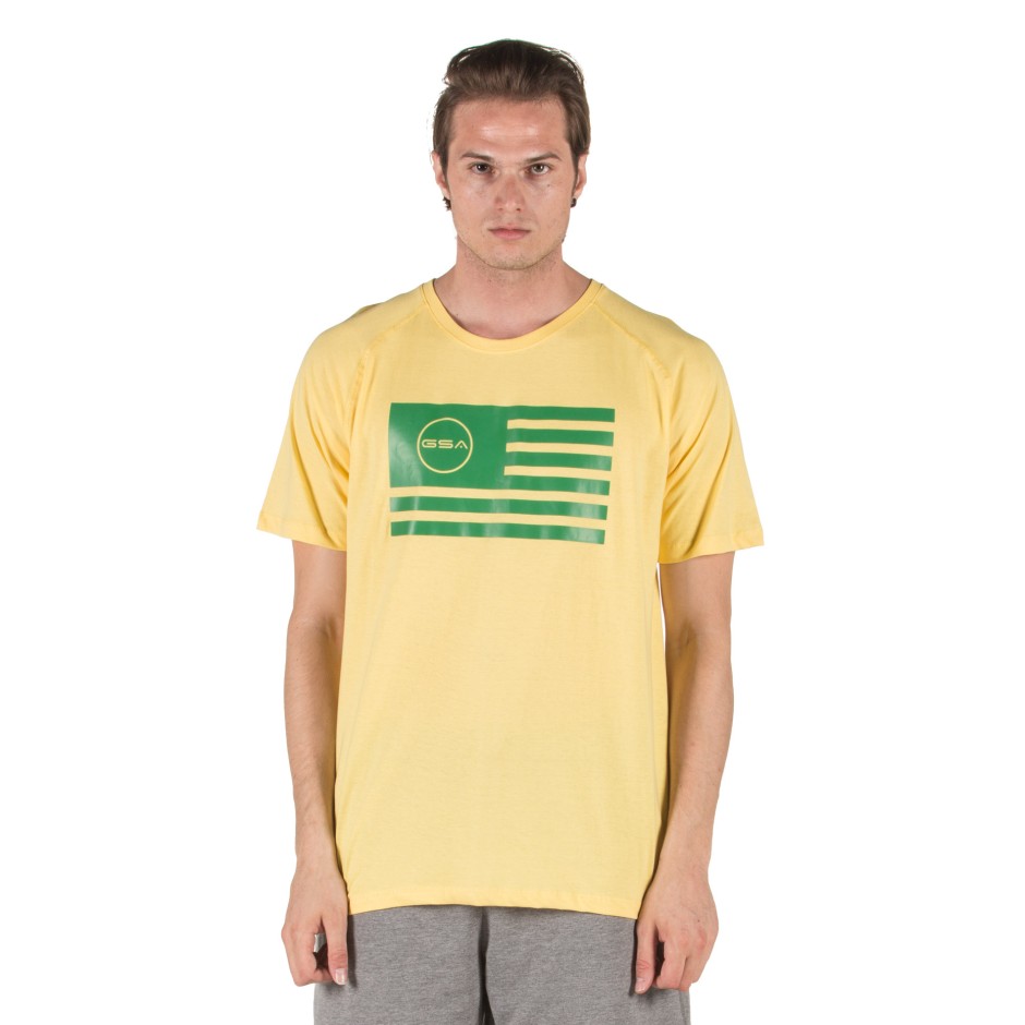 GSA SUPERLOGO T-SHIRTCOLOR EDITION 17-19038-YELLOW FLAG Κίτρινο