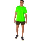 Ανδρική Κοντομάνικη Μπλούζα για Τρέξιμο Πράσινη - ASICS CORE SS TOP Εικόνα 3