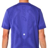 Men's Running T-Shirt Royal Blue - ASICS ROAD SEAMLESS SS TOP Image 4
