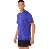 Men's Running T-Shirt Royal Blue - ASICS ROAD SEAMLESS SS TOP Image 5