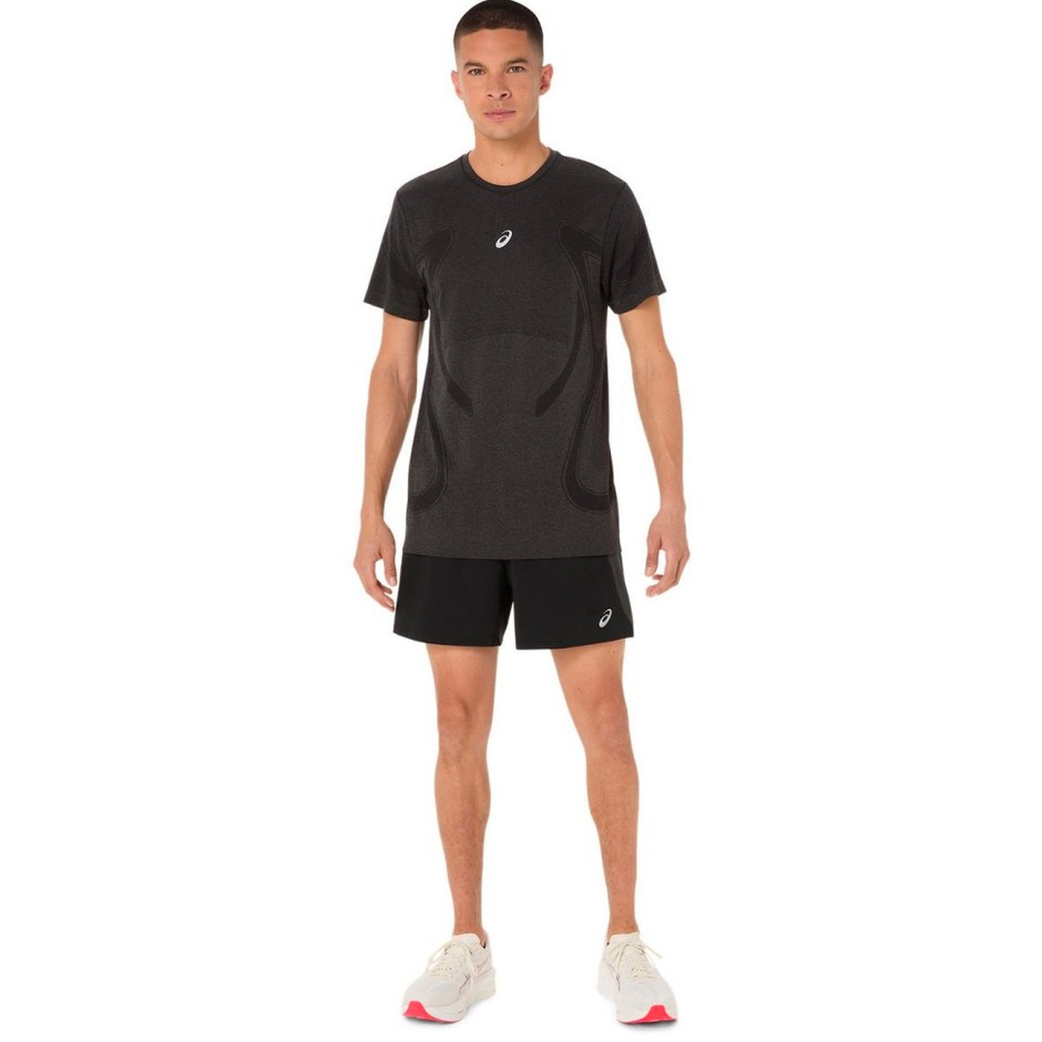 ASICS ROAD SEAMLESS SS TOP 2011D355-001 Μαύρο