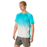 ASICS ROAD FADE SS TOP 2011D512-402 Τιρκουάζ Εικόνα 1