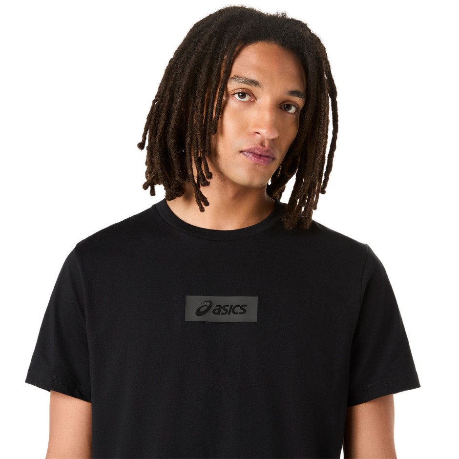 ASICS CHEST LOGO TEE 2031F333-001 Μαύρο