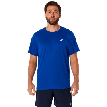 Ανδρική Κοντομάνικη Μπλούζα για Τρέξιμο Μπλε - ASICS CORE SS TOP