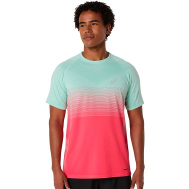 ASICS SEAMLESS SS TOP 2011C398-700 Colorful