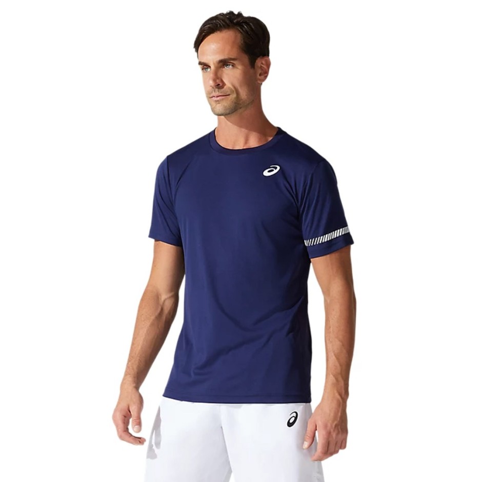 ASICS COURT M SS TEE 2041A136-400 Blue