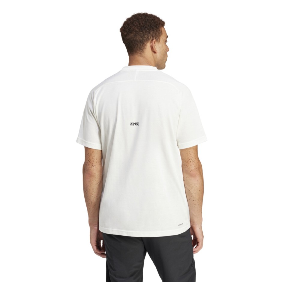 adidas Sportswear Z.N.E. Εκρού - Ανδρική Κοντομάνικη Μπλούζα