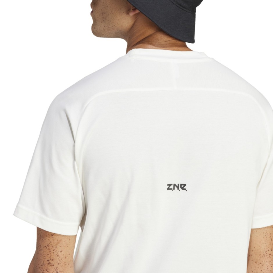 adidas Sportswear Z.N.E. Εκρού - Ανδρική Κοντομάνικη Μπλούζα