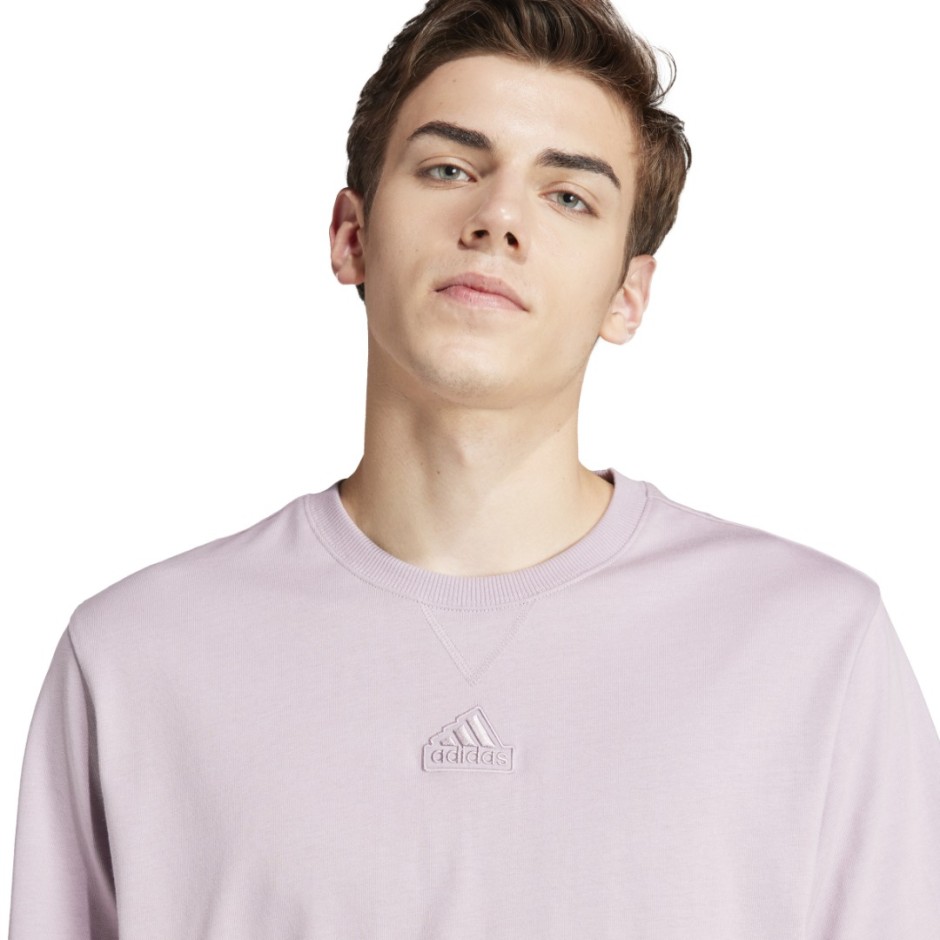 adidas Sportswear All SZN Μωβ - Ανδρική Κοντομάνικη Μπλούζα