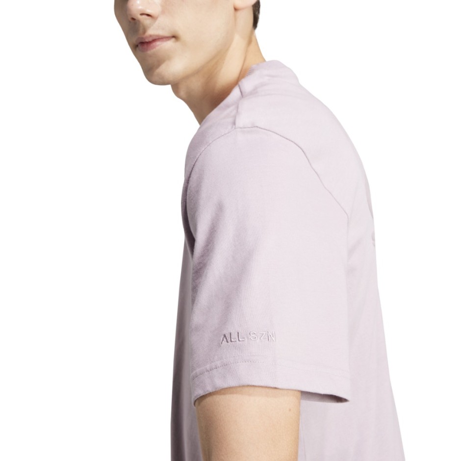 adidas Sportswear All SZN Μωβ - Ανδρική Κοντομάνικη Μπλούζα