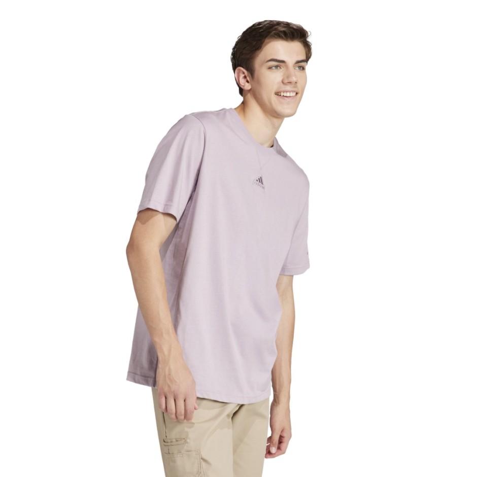 adidas Sportswear All SZN Μωβ - Ανδρική Κοντομάνικη Μπλούζα