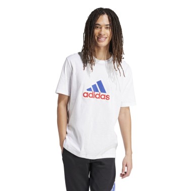 Ανδρική Κοντομάνικη Μπλούζα Λευκή - adidas Sportswear Future Icons Badge Of Sport