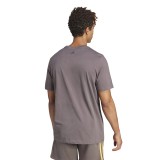 adidas Sportswear Essentials Linear Logo Ανθρακί - Ανδρική Κοντομάνικη Μπλούζα Εικόνα 0