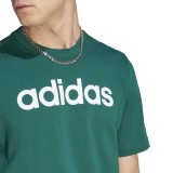 adidas Sportswear Essentials Linear Logo Κυπαρισσί - Ανδρική Κοντομάνικη Μπλούζα