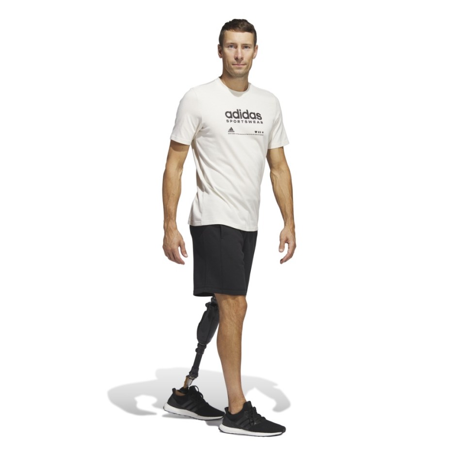 adidas sportswear M LOUNGE TEE HR3002 Ecru