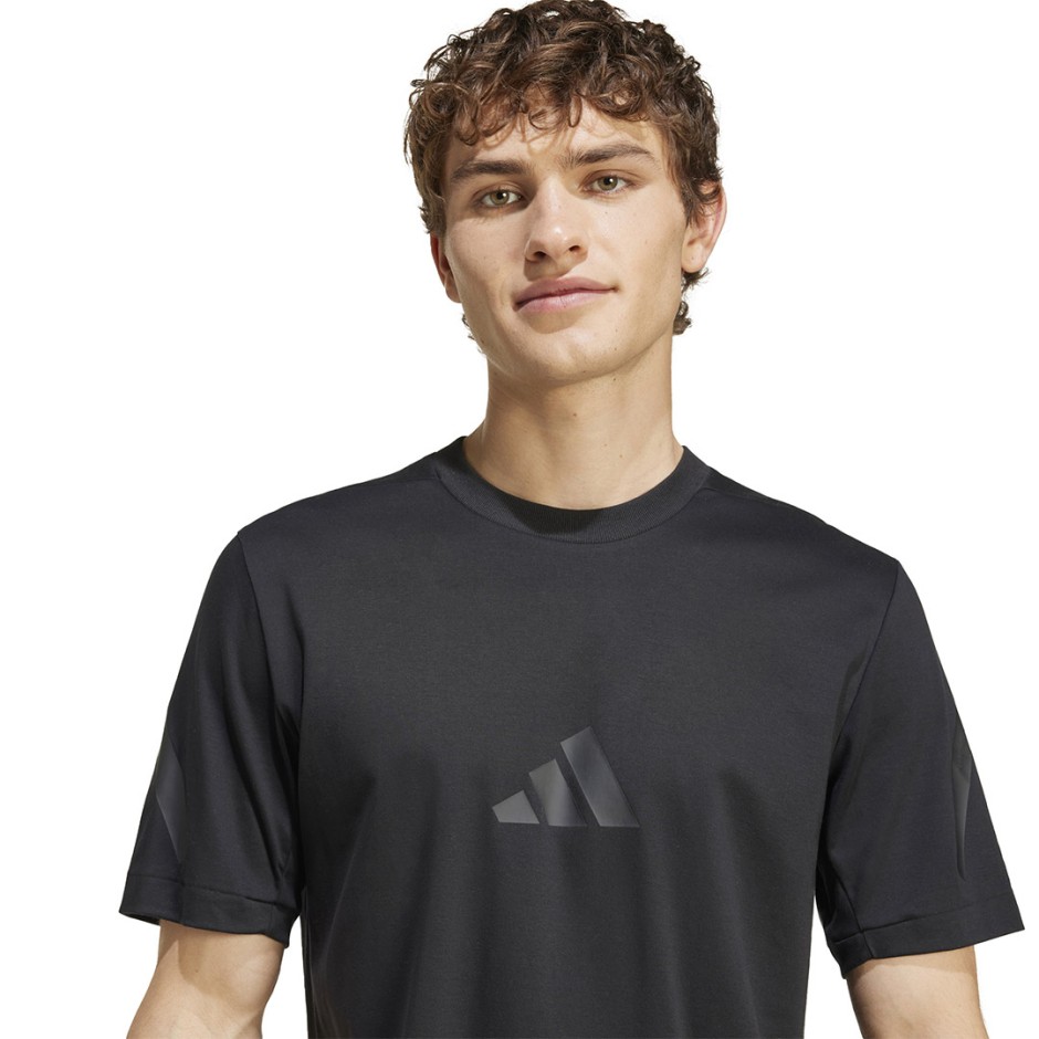 Ανδρική Κοντομάνικη Μπλούζα Μαύρη - adidas Sportswear Z.N.E. 