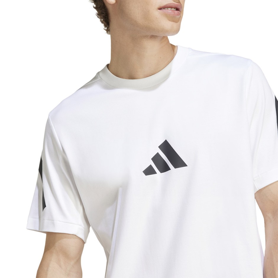 Ανδρική Κοντομάνικη Μπλούζα Λευκή - adidas Sportswear Z.N.E.