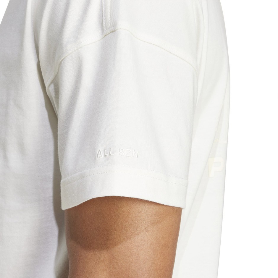 Ανδρική Κοντομάνικη Μπλούζα Εκρού - adidas Sportswear ALL SZN Graphic