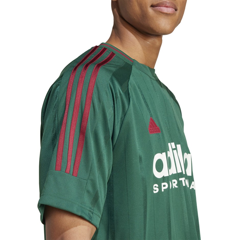 Ανδρική Κοντομάνικη Μπλούζα Κυπαρισσί - adidas Sportswear House Of Tiro Nations